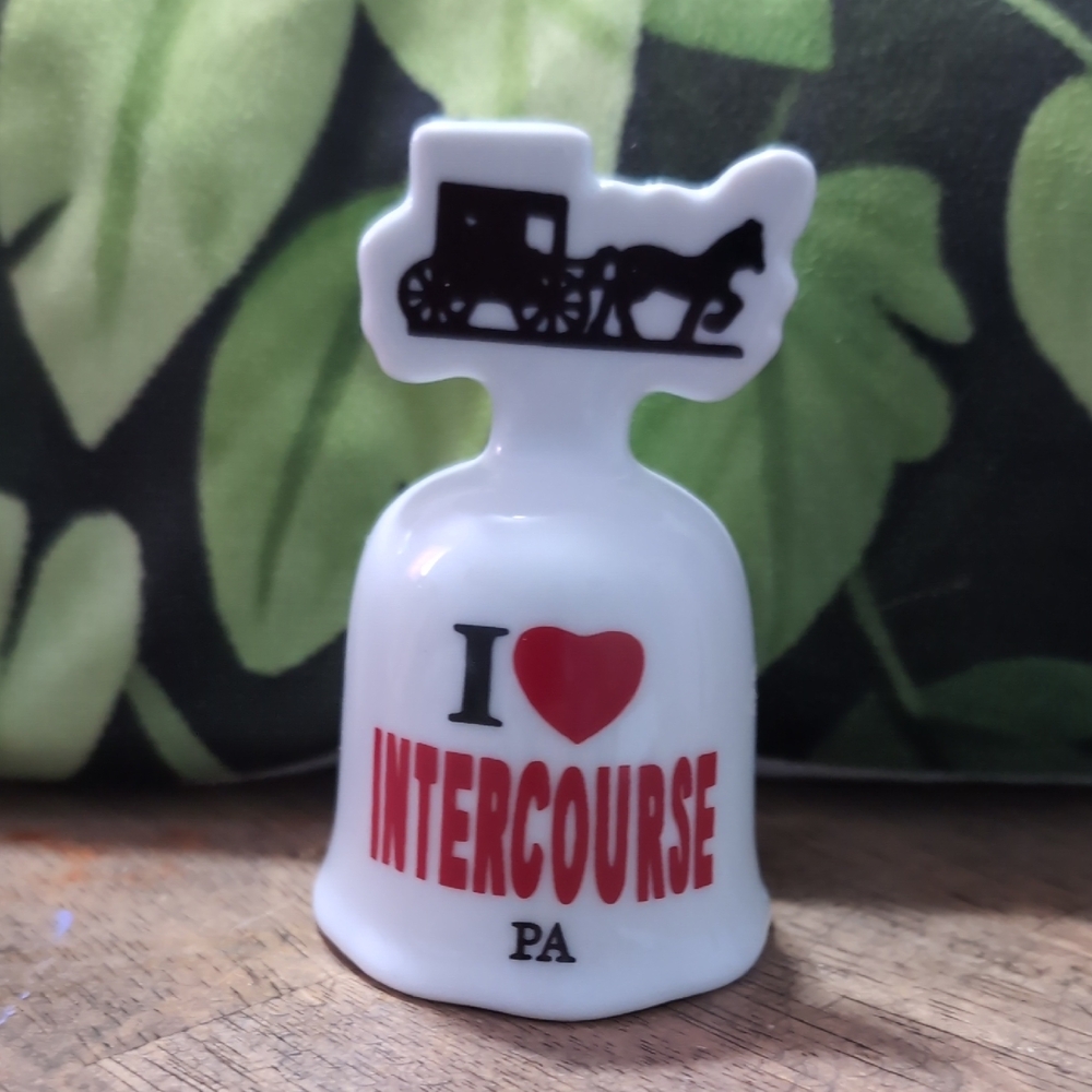 Funny Souvenir Bell Amish Intercourse *BINJ